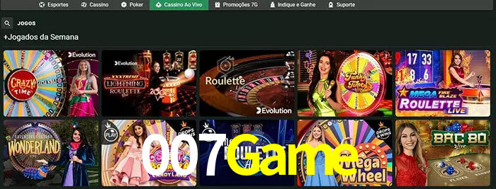 007Game bet